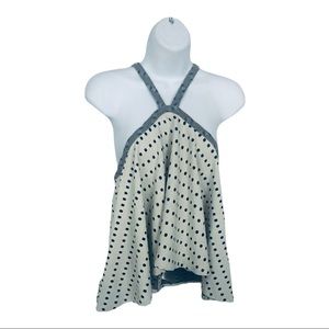 Anthropologie Postmark Womens Medium Halter Jemma Crop Tank